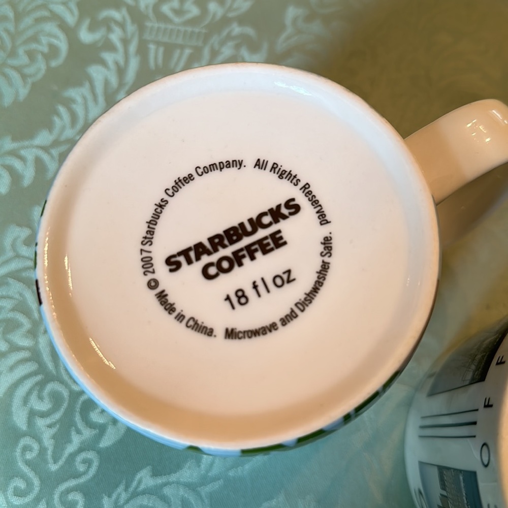 Starbucks Coffee Mug Cup Garden Park Series - Picture 4 of 4